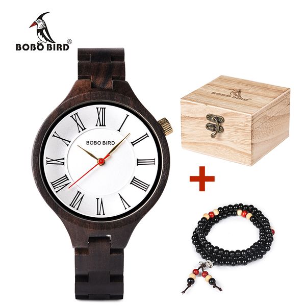 bobo bird women wooden watches wood strap quartz wristwatches timepieces with box gift beads bracelet, Slivery;brown
bobo bird women wooden watches wood strap quartz wristwatches timepieces with box gift beads bracelet, Slivery;brown