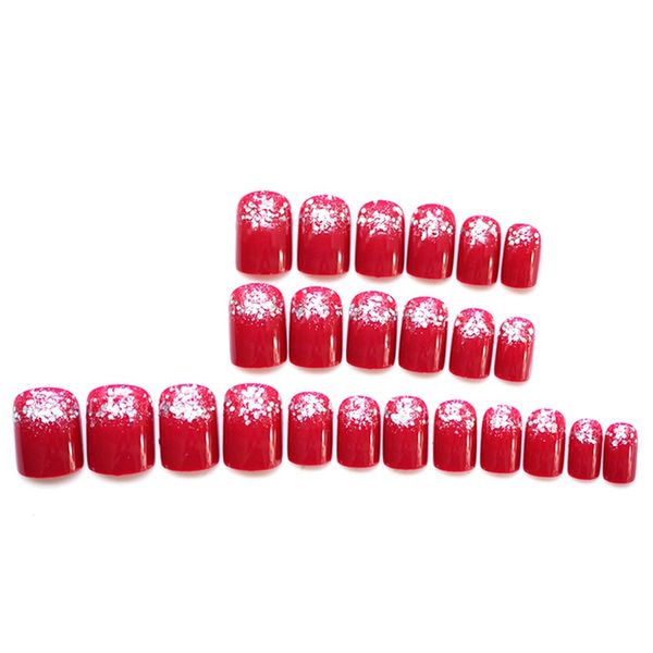 charming red fake nail with glitter 24pcs/set acrylic full cover false nails square nail art for fashion girls, Red;gold
charming red fake nail with glitter 24pcs/set acrylic full cover false nails square nail art for fashion girls, Red;gold
