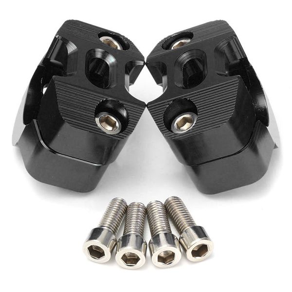 2pcs/set 28mm motorcycle handlebar fat bar riser mount clamp adapter aluminum black 
2pcs/set 28mm motorcycle handlebar fat bar riser mount clamp adapter aluminum black