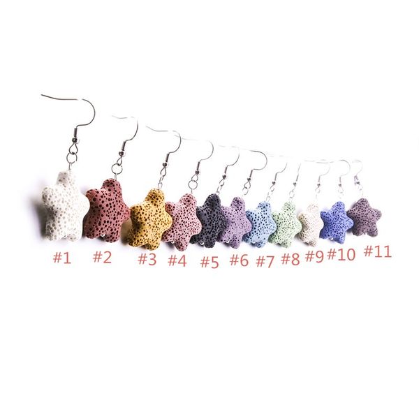 11colors starfish lava stone earrings diy aromatherapy essential oil diffuser dangle earings jewelry women, Silver
11colors starfish lava stone earrings diy aromatherapy essential oil diffuser dangle earings jewelry women, Silver