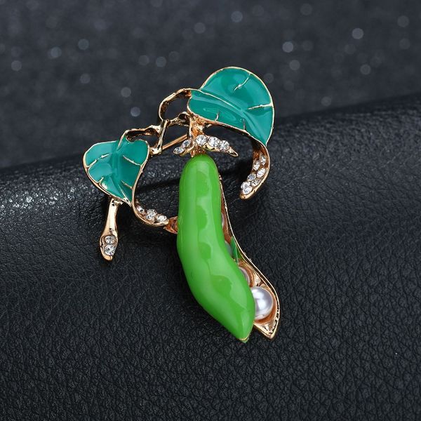 green cute pea pods plant elegant brooches & pins jewelry scarf corsage accessories fashion enamel crystal brooches for women, Gray
green cute pea pods plant elegant brooches & pins jewelry scarf corsage accessories fashion enamel crystal brooches for women, Gray