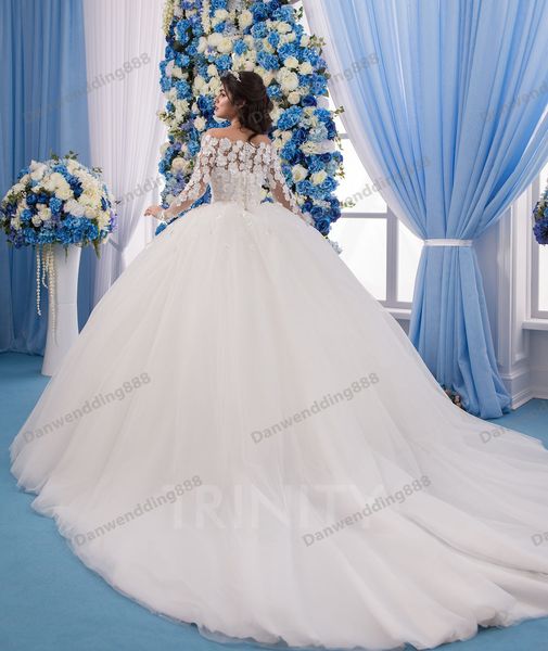 elegant ivory bateau sleeves applique ball gown wedding dresses bridal pageant dresses wedding attire dresses custom size 2-16 zw712207, White
elegant ivory bateau sleeves applique ball gown wedding dresses bridal pageant dresses wedding attire dresses custom size 2-16 zw712207, White