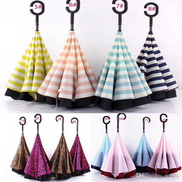 leopard stripe inverted umbrellas self stand inside out rain protection c hook hands for car wx9-236
leopard stripe inverted umbrellas self stand inside out rain protection c hook hands for car wx9-236