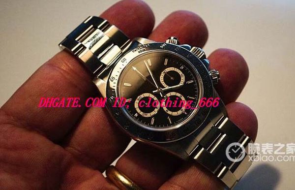luxury watches 2018 40mm stainless steel bracelet watch automatic 116520 black dial fashion men's watch wristwatch, Slivery;brown
luxury watches 2018 40mm stainless steel bracelet watch automatic 116520 black dial fashion men's watch wristwatch, Slivery;brown