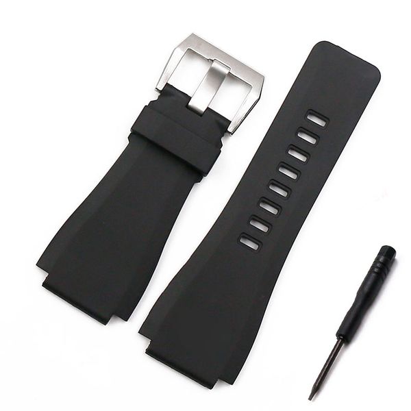 rubber strap men's watch accessories pin buckle for bell ross strap br01 sports waterproof bracelet men watch band, Black;brown
rubber strap men's watch accessories pin buckle for bell ross strap br01 sports waterproof bracelet men watch band, Black;brown