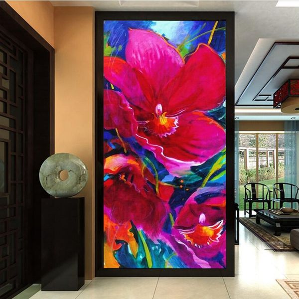 

european modern 3d entrance hallway background wallpaper abstract art living room bedroom damask floral wallpaper deskdecor wallpaper