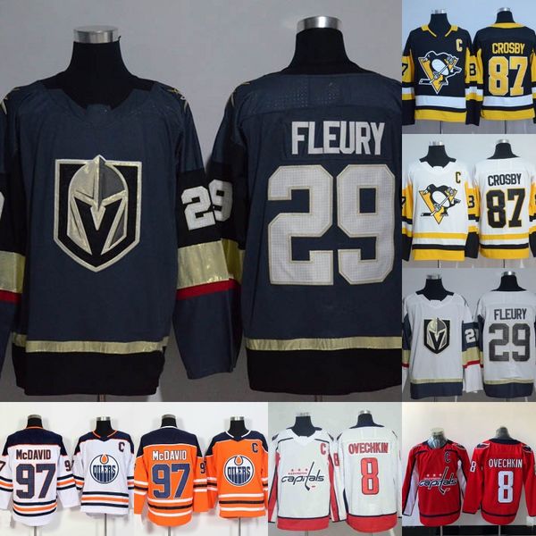 Vegas Golden Knights Marc-Andre Fleury Edmonton Oilers Connor McDavid Washington Capitals Alex Ovechkin Pittsburgh Sidney Crosby Jerseys
Vegas Golden Knights Marc-Andre Fleury Edmonton Oilers Connor McDavid Washington Capitals Alex Ovechkin Pittsburgh Sidney Crosby Jerseys