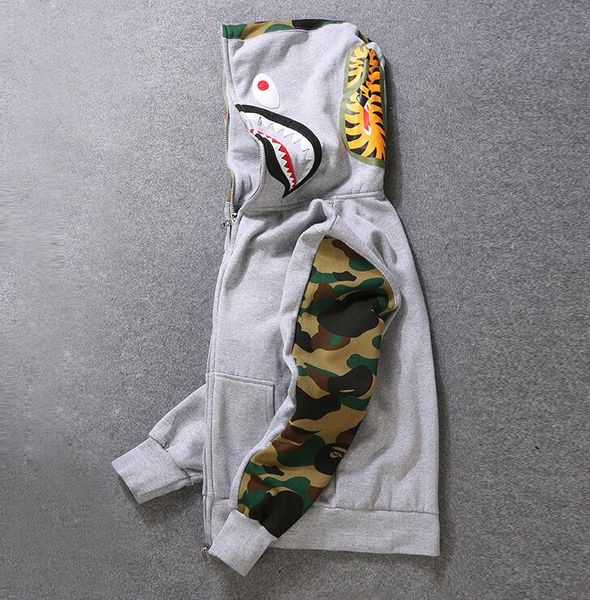 Fa hion camouflage hark hoodie patchwork letter logo hip hop weater hirt with cotton cardigan over ize for men women outdoor wear, Black
Fa hion camouflage hark hoodie patchwork letter logo hip hop weater hirt with cotton cardigan over ize for men women outdoor wear, Black