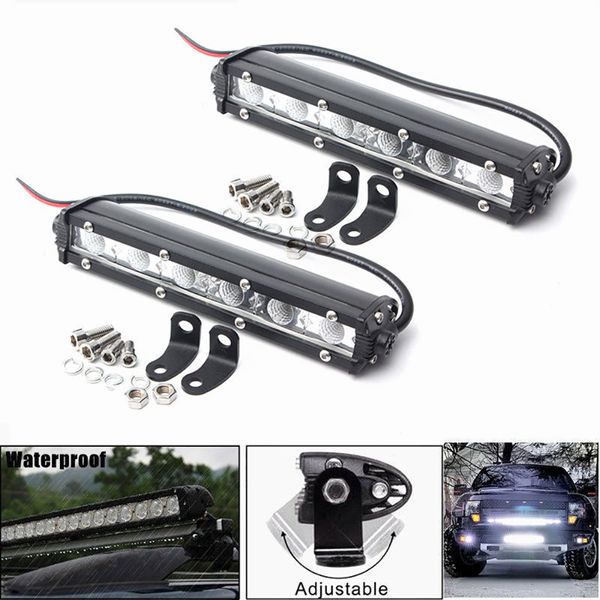 2pcs 18w 7inch car led work light bar spot driving fog light for off road suv truck 6000k
2pcs 18w 7inch car led work light bar spot driving fog light for off road suv truck 6000k