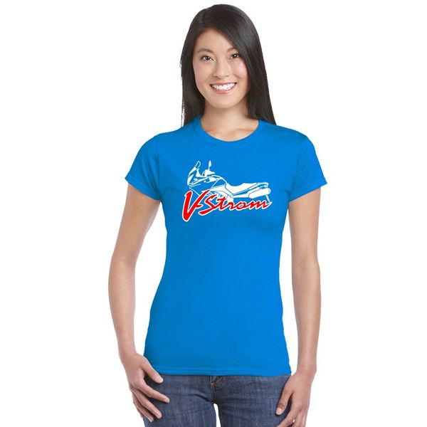 women short sleeve t shirts cotton tee pullover fashion lady's basic t shirt suzuki v-strom dl 650 motorsport team t-shirt, White
women short sleeve t shirts cotton tee pullover fashion lady's basic t shirt suzuki v-strom dl 650 motorsport team t-shirt, White