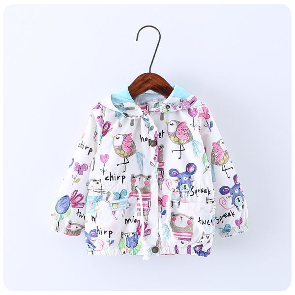 Ins Animal Print Coat Cartoon Hooded Jacket for Girls Birds Owl Windproof Sunscreen Ultraviolet-proof Kids Windbreaker kids clothing
Ins Animal Print Coat Cartoon Hooded Jacket for Girls Birds Owl Windproof Sunscreen Ultraviolet-proof Kids Windbreaker kids clothing