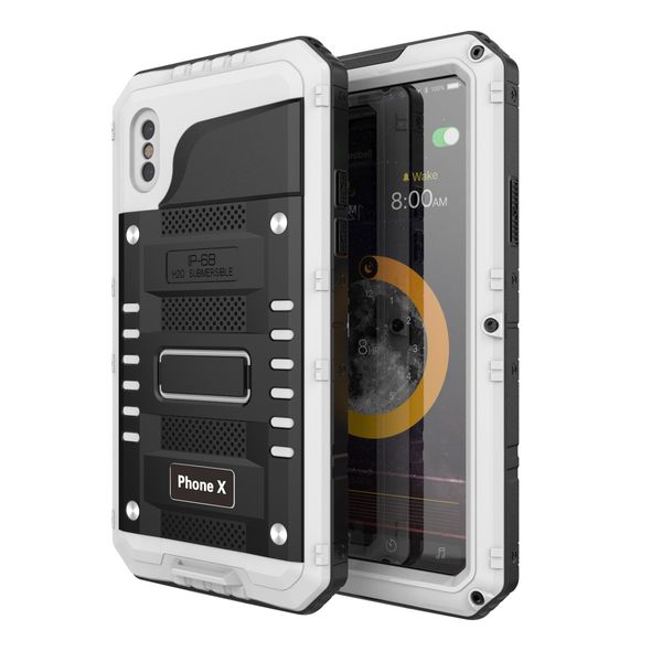 2018 factory sell for iphone 7 waterproof shell zinc alloy + silicone hybrid waterproof mobile case armor cover for goophone x phone case
2018 factory sell for iphone 7 waterproof shell zinc alloy + silicone hybrid waterproof mobile case armor cover for goophone x phone case