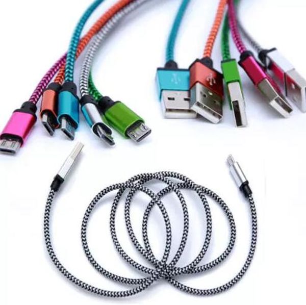 3.3FT 2A Braided Alumium Micro type C USB Data Sync Charging Cable for Android phone Samsung HTC LG With Metal Head Plug
3.3FT 2A Braided Alumium Micro type C USB Data Sync Charging Cable for Android phone Samsung HTC LG With Metal Head Plug