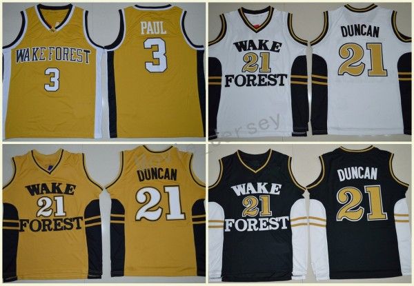 wake forest demon deacons college basketball jerseys tim 21 duncan chris 3 paul shirts university stitched jersey s-xxl, Black;red
wake forest demon deacons college basketball jerseys tim 21 duncan chris 3 paul shirts university stitched jersey s-xxl, Black;red