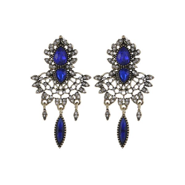 new shiny blue crystal earrings for women luxury vintage boho tassels stud earrings statement jewelry for women party gifts, Golden;silver
new shiny blue crystal earrings for women luxury vintage boho tassels stud earrings statement jewelry for women party gifts, Golden;silver