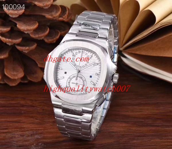 3 style excellent watch 40.5mm moving series 5990/1a-001 5990 vk quartz chronograph working stainless steel mens watches, Slivery;brown
3 style excellent watch 40.5mm moving series 5990/1a-001 5990 vk quartz chronograph working stainless steel mens watches, Slivery;brown