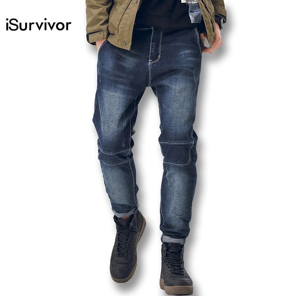 isurvivor 2018 men denim jeans harem pencil pants trousers male casual slim fitted spring fashion pants hombre outwear jeans men, Blue
isurvivor 2018 men denim jeans harem pencil pants trousers male casual slim fitted spring fashion pants hombre outwear jeans men, Blue