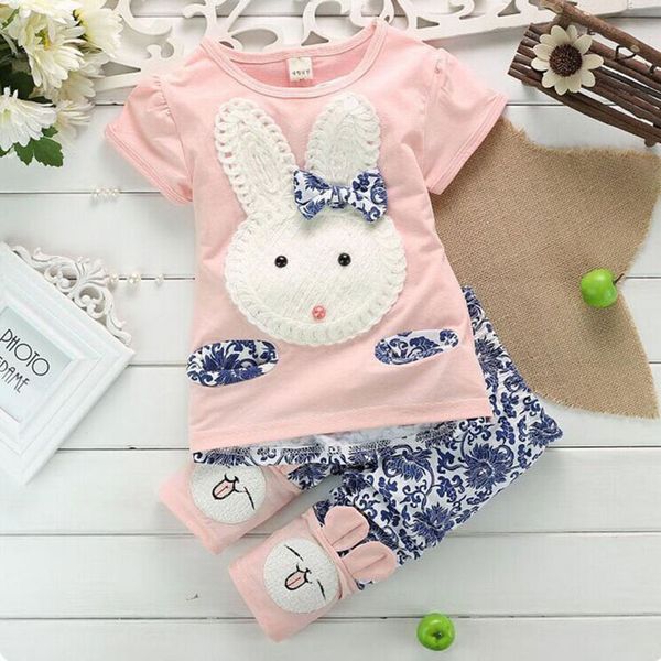 Girls Rabbit Clothing Sets 100% Cotton Spring Autumn Baby Girls Outfit Short Sleeve Shirt Pants 6M-4T
Girls Rabbit Clothing Sets 100% Cotton Spring Autumn Baby Girls Outfit Short Sleeve Shirt Pants 6M-4T