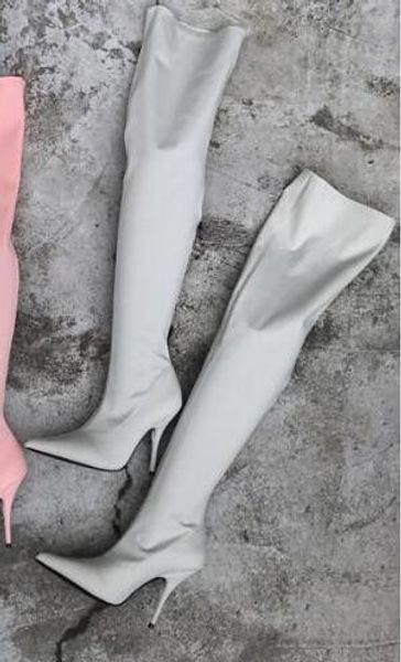 2018 elastic long boots woman over-the-knee boots thin heel booties autumn winter female dress shoes, Black
2018 elastic long boots woman over-the-knee boots thin heel booties autumn winter female dress shoes, Black