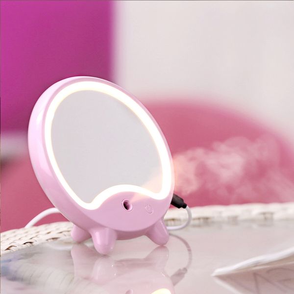 2-in-1 led lighted makeup mirror humidifier delicate mirror usb charging light up personal makeup for beauty tools
2-in-1 led lighted makeup mirror humidifier delicate mirror usb charging light up personal makeup for beauty tools