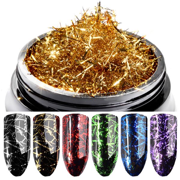 0.2g/box glitter aluminum flakes magic mirror nail powders chrome strip slice nail art sequins diy manicure decoration 6 colors, Silver;gold
0.2g/box glitter aluminum flakes magic mirror nail powders chrome strip slice nail art sequins diy manicure decoration 6 colors, Silver;gold