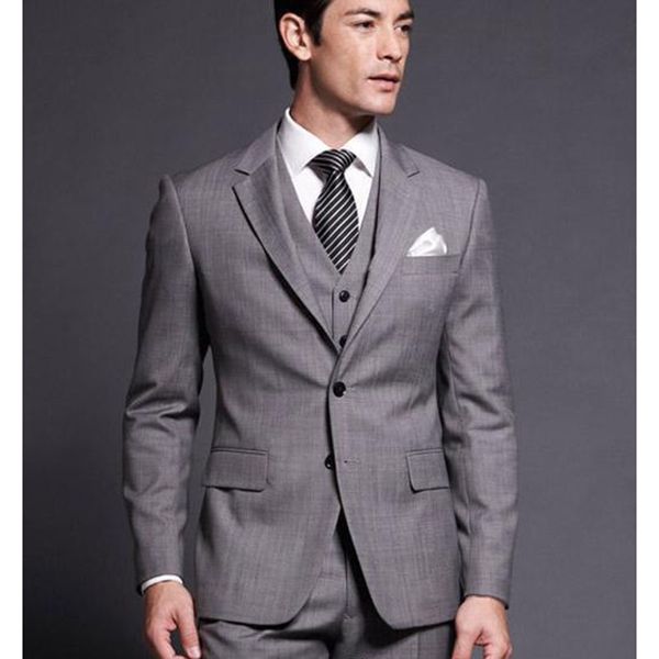 custom made slim fit groom tuxedos gray side slit man notch lapel groomsman men suit ( jacket+pants+vest+tie, White;black
custom made slim fit groom tuxedos gray side slit man notch lapel groomsman men suit ( jacket+pants+vest+tie, White;black