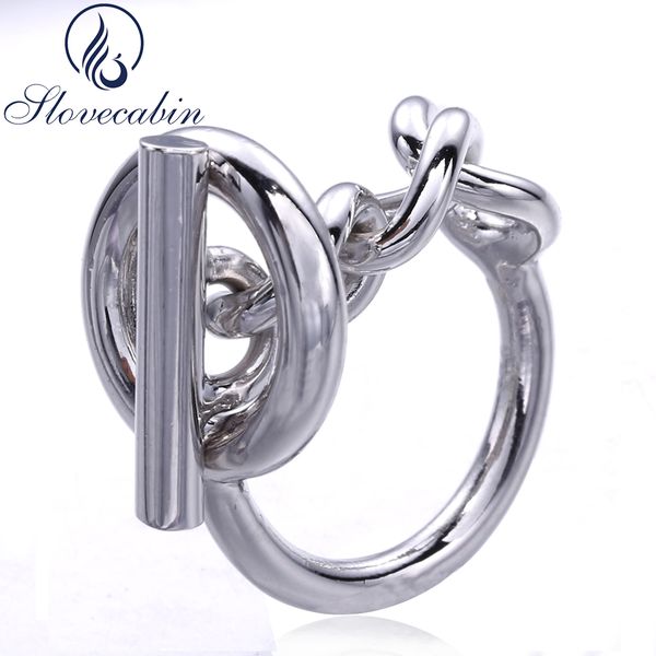 slovecabin 2017 france popular jewelry 925 sterling silver rope chain ring for women rotatable lock wedding ring fine jewelry s18101001, Slivery;golden
slovecabin 2017 france popular jewelry 925 sterling silver rope chain ring for women rotatable lock wedding ring fine jewelry s18101001, Slivery;golden