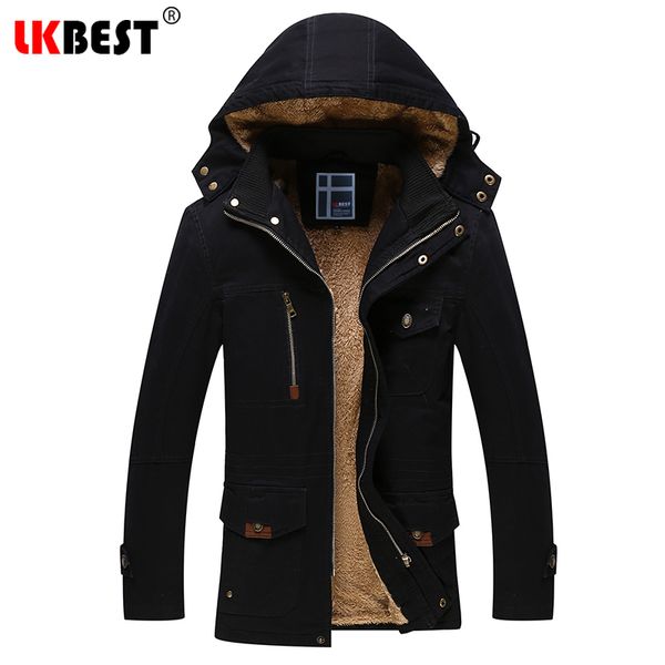 lknew winter jacket men winter cotton coat men casual hooded wool liner parka windbreaker jacket outwear plus size, Black
lknew winter jacket men winter cotton coat men casual hooded wool liner parka windbreaker jacket outwear plus size, Black