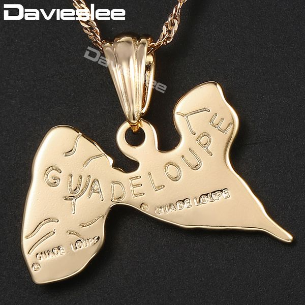 davieslee womens guadeloupe map pendant necklaces champagne gold smooth pendant for women fashion woman jewelry 2018 gift dgp319, Silver
davieslee womens guadeloupe map pendant necklaces champagne gold smooth pendant for women fashion woman jewelry 2018 gift dgp319, Silver