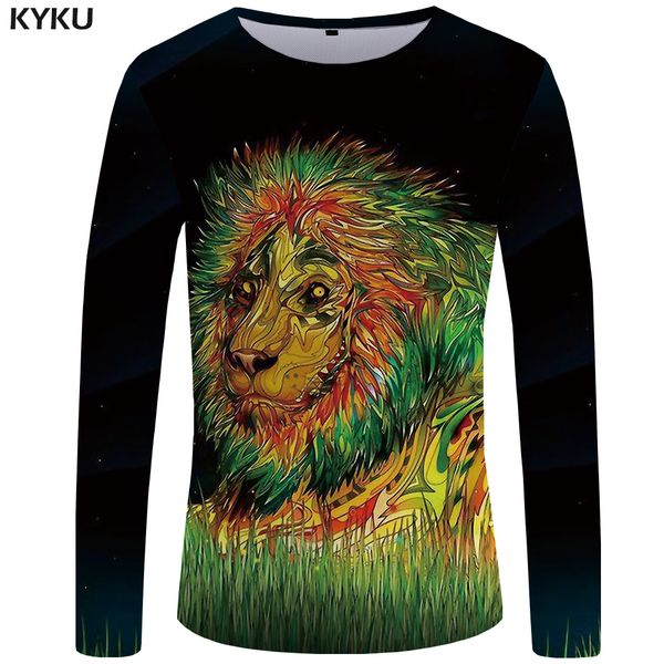 kyku animal long t shirt men colorful t shirt lion painting 3d printed tshirt anime mens clothing casual funny shirts, White;black
kyku animal long t shirt men colorful t shirt lion painting 3d printed tshirt anime mens clothing casual funny shirts, White;black