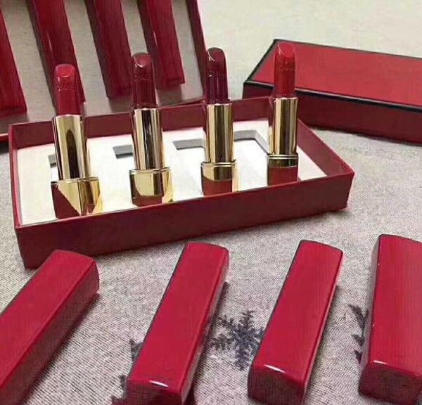 2018 Famous Luxury brand Makeup Matte lipstick 1set=4pcs color White tube Press matte lipstick
2018 Famous Luxury brand Makeup Matte lipstick 1set=4pcs color White tube Press matte lipstick