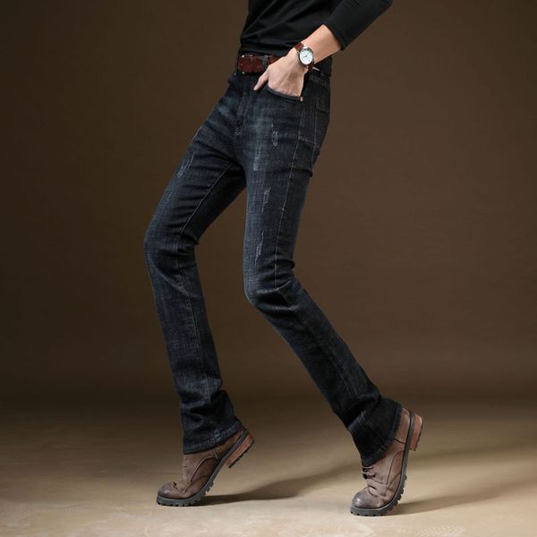 autumn 2018 new mens bootcut jeans black slim fit mens flared jeans bootcuts pants bell bottom, Blue
autumn 2018 new mens bootcut jeans black slim fit mens flared jeans bootcuts pants bell bottom, Blue