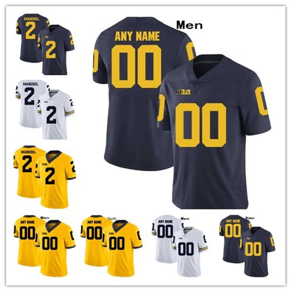 Custom Michigan Wolverines 3 Rashan Gary 10 Tom Brady mens women youth Any Name Any Number 2 Johnny Manziel College Football stitched Jersey
Custom Michigan Wolverines 3 Rashan Gary 10 Tom Brady mens women youth Any Name Any Number 2 Johnny Manziel College Football stitched Jersey