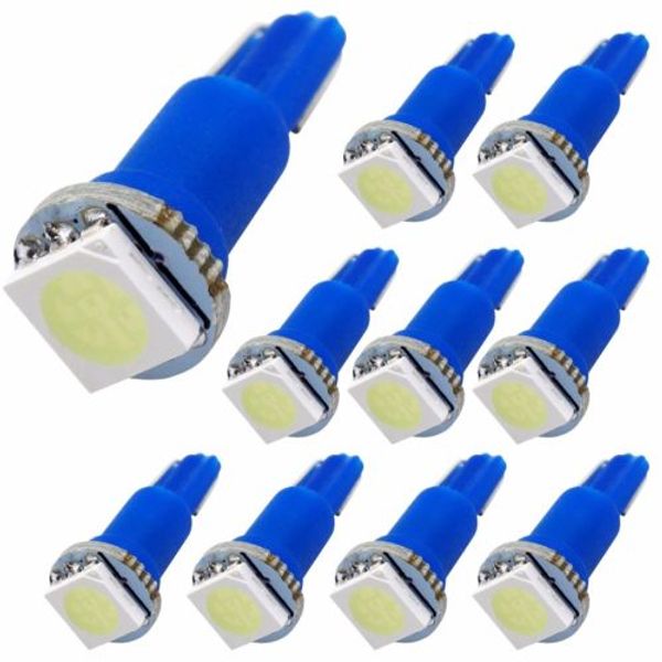 100x t5 17 18 27 70 1smd led gauge cluster dash lights instrument indicator bulb
100x t5 17 18 27 70 1smd led gauge cluster dash lights instrument indicator bulb