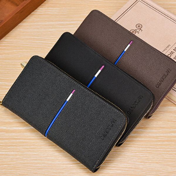 men wallets with coin pocket long zipper coin purse for men clutch business male wallet double zipper vintage large wallet purse, Red;black
men wallets with coin pocket long zipper coin purse for men clutch business male wallet double zipper vintage large wallet purse, Red;black