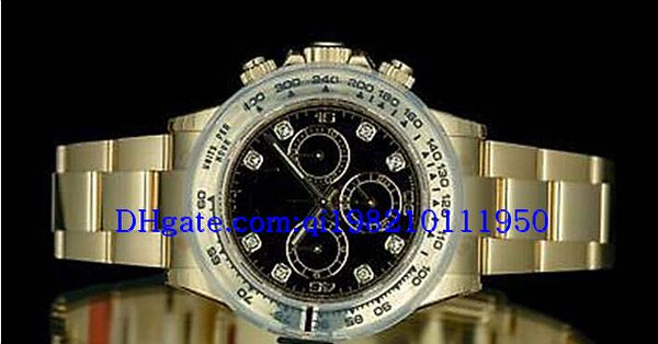 christmas gift 40.mens watch116508 18k yellow gold black diamond dial - new, Slivery;brown
christmas gift 40.mens watch116508 18k yellow gold black diamond dial - new, Slivery;brown