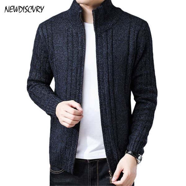 newdiscvry men fleece zipper sweater 2018 fashion winter warm knitted cardigan stand collar slim sweaters grey cashmere homme, White;black
newdiscvry men fleece zipper sweater 2018 fashion winter warm knitted cardigan stand collar slim sweaters grey cashmere homme, White;black