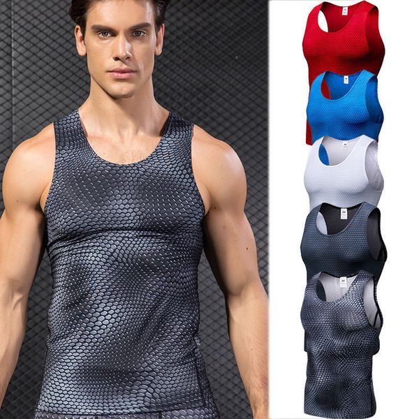 mens compression vest quick-drying sports t-shirt tanks sleeveless fitness workout clothing running jerseys, Black;blue
mens compression vest quick-drying sports t-shirt tanks sleeveless fitness workout clothing running jerseys, Black;blue