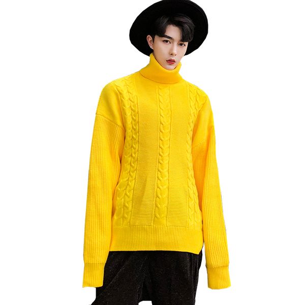 fashion casual pullover sweater male 2018 autumn winter fashion show turtleneck sweater men streetwear knitwear couple clothes, White;black
fashion casual pullover sweater male 2018 autumn winter fashion show turtleneck sweater men streetwear knitwear couple clothes, White;black