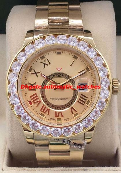 Luxury watche 4 tyle bigger diamond bezel men 40mm 18k all gold undu t dial new automatic men 039 watch wri twatch new tyle
Luxury watche 4 tyle bigger diamond bezel men 40mm 18k all gold undu t dial new automatic men 039 watch wri twatch new tyle