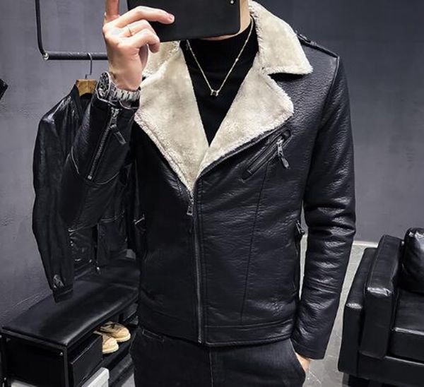 men's autumn and winter fashion leisure new boutique xieshen personality handsome trend business with a washing fur coat / l-4xl, Black
men's autumn and winter fashion leisure new boutique xieshen personality handsome trend business with a washing fur coat / l-4xl, Black