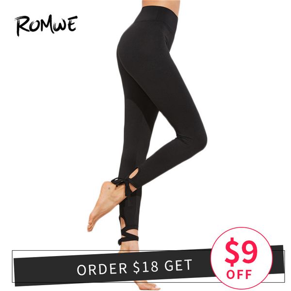 romwe ladies lace up hem leggings 2018 new arrival black knot woman bottoms capris plain stretchy yoga pants, White;red
romwe ladies lace up hem leggings 2018 new arrival black knot woman bottoms capris plain stretchy yoga pants, White;red