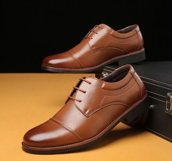men dress shoes formal business work soft patent leather pointed toe for man male men's oxford flats size 39-48, Black
men dress shoes formal business work soft patent leather pointed toe for man male men's oxford flats size 39-48, Black