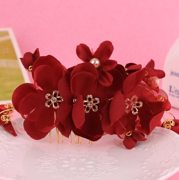 bridal comb, immortal flower, red hairpin, head ornament, flower ornament set, wedding accessories, Silver
bridal comb, immortal flower, red hairpin, head ornament, flower ornament set, wedding accessories, Silver