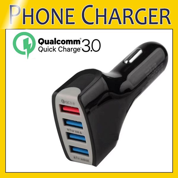 4USB Car Charger 7A QC 3.0 Adaptive Fast Charging Home Travel Charge Plug Cable USB Cable For Mobile Phone with Retail Package
4USB Car Charger 7A QC 3.0 Adaptive Fast Charging Home Travel Charge Plug Cable USB Cable For Mobile Phone with Retail Package