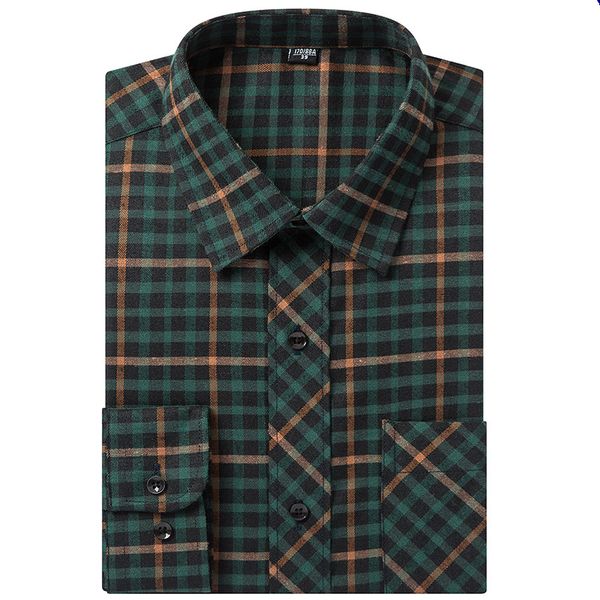 spring fall shirt men green black plaid korean fashion long sleeve overhemd soft comfort brushed camisa masculina brand clothing, White;black
spring fall shirt men green black plaid korean fashion long sleeve overhemd soft comfort brushed camisa masculina brand clothing, White;black