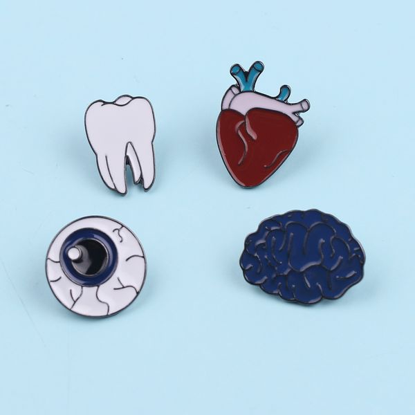 creative cartoon organ brooch brain eye tooth enamel lapel pins cute medical gifts for doctors nurse hat backpack accessories, Gray
creative cartoon organ brooch brain eye tooth enamel lapel pins cute medical gifts for doctors nurse hat backpack accessories, Gray