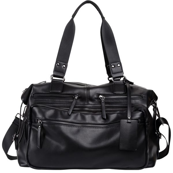 new trend pu leather travel bag men messenger bag large capacity short-distance travel men's suitable for business trip
new trend pu leather travel bag men messenger bag large capacity short-distance travel men's suitable for business trip