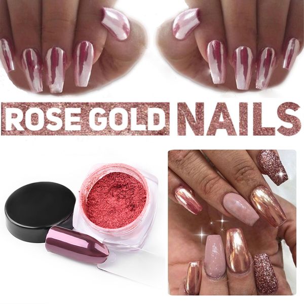 1pcs professional nails decoration long lasting pigmented metallic nail powder rose gold glitter, Silver;gold
1pcs professional nails decoration long lasting pigmented metallic nail powder rose gold glitter, Silver;gold