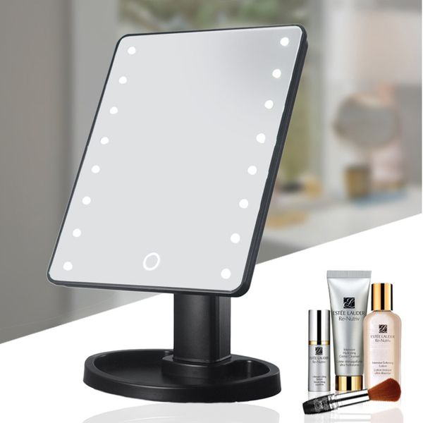 led touch screen 22 light makeup mirror table deskmagnifying